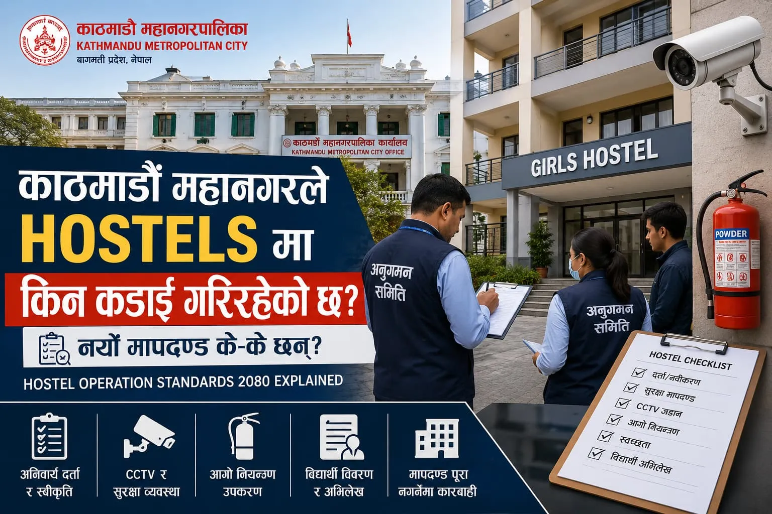 काठमाडौं महानगरपालिकाको होस्टल दर्ता अनिवार्यता: नियम, प्रक्रिया र अनुगमन